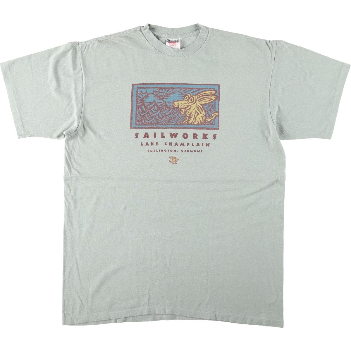 古着 90年代 オニータ ONEITA POWER-T プリントTシャツ USA製 メンズXL