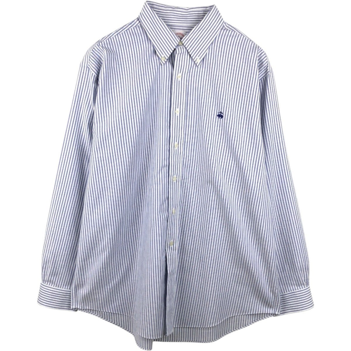 海外 c-boy 90's 太ストライプ BDシャツ BURBERRYスラックス 古着 ブルックスブラザーズ Brooks Brothers Est.1818 TRADITIONAL FIT