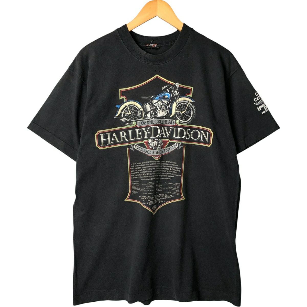 古着 ハーレーダビッドソン Harley-Davidson モーターサイクル バイクT