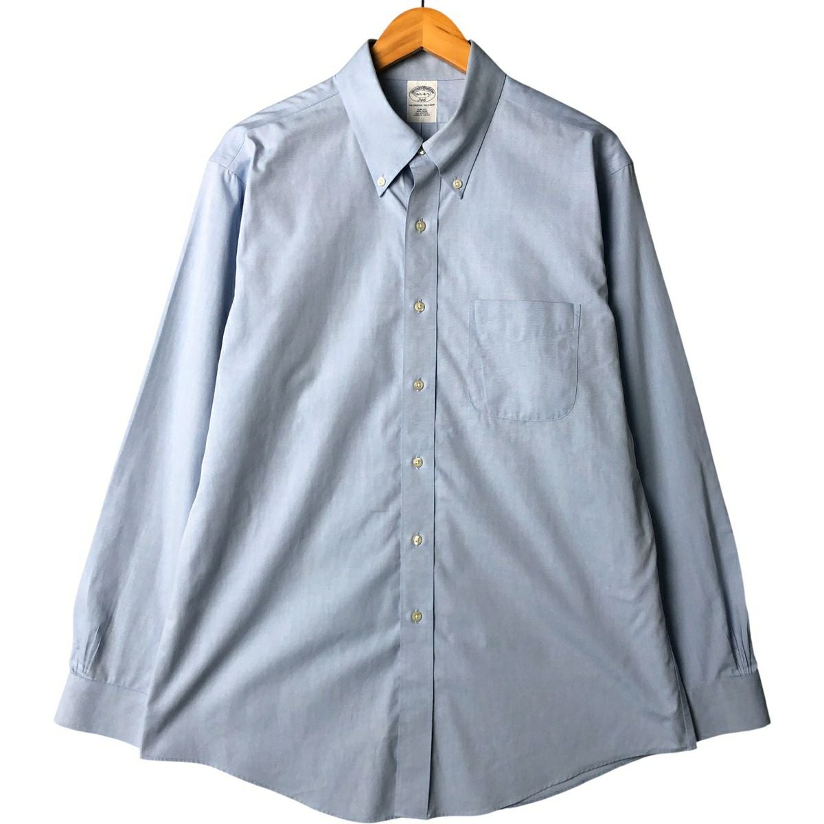 古着 ブルックスブラザーズ Brooks Brothers 346 長袖 リネン ボタン