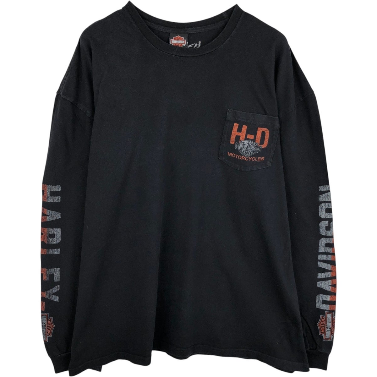 古着 ハーレーダビッドソン Harley-Davidson ドクロ柄 スカル柄