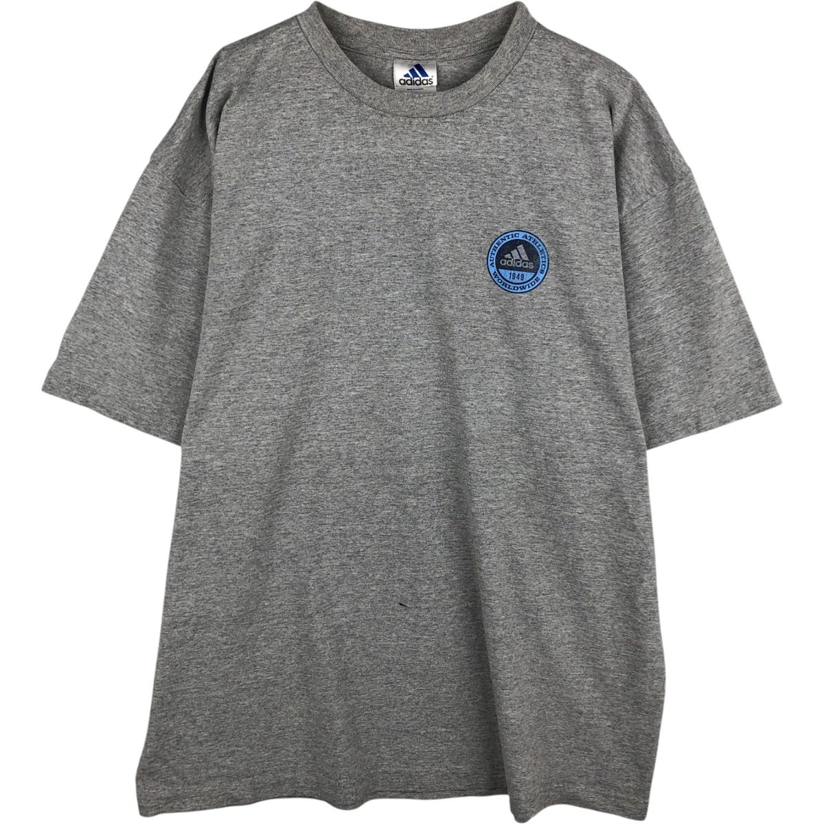古着 90年代 アディダス adidas ロゴプリントTシャツ USA製 メンズL