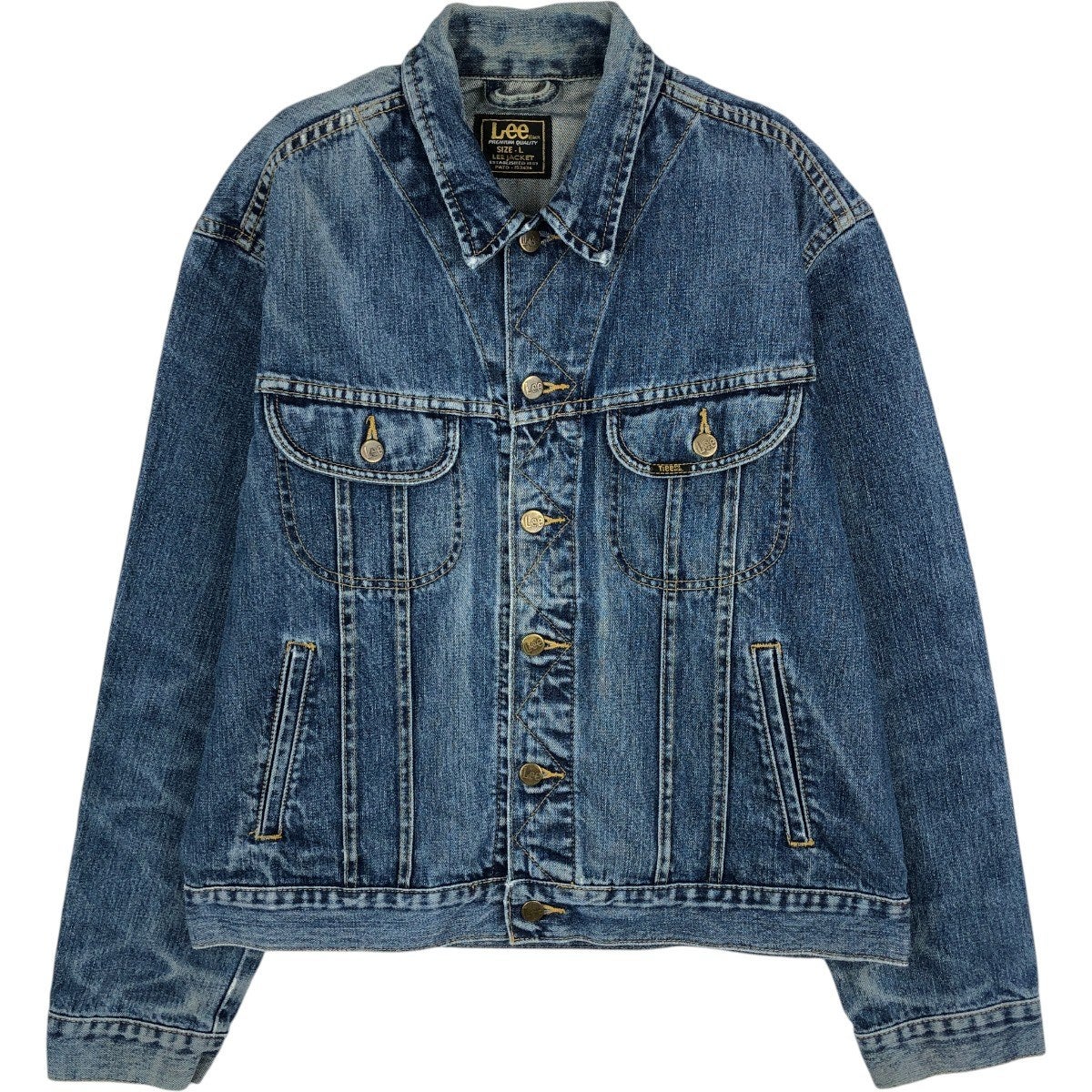 Lee デニムジャケット Gジャン リバーシブル ヴィンテージ 70年代 古着 90年代 リー Lee SPORT ブラック デニムジャケット Gジャン