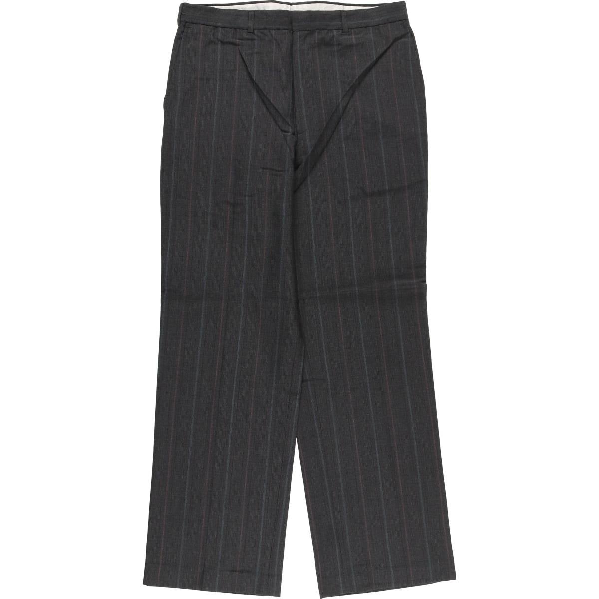 古着 80~90年代 タウンクラフト TOWN CRAFT CUSTOM FOT SUITS ストライプ柄 ツータック スラックスパンツ USA製 メンズw34相当 ヴィンテージ/eaa622099 古着 80～90年代 タウンクラフト TOWN CRAFT CUSTOM FOT SUITS
