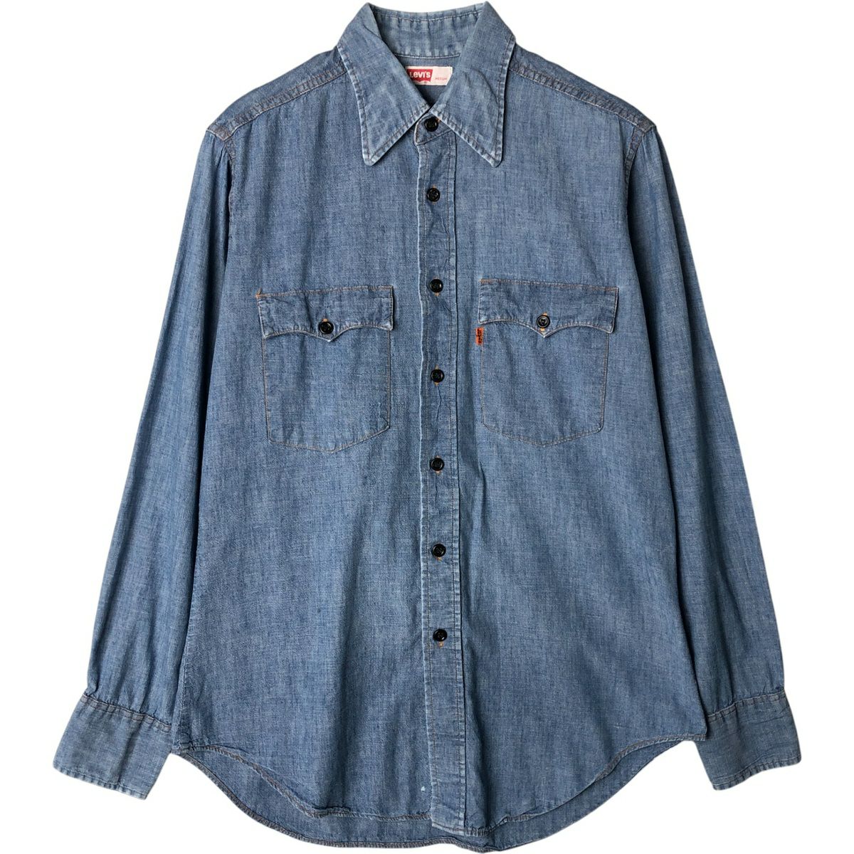 古着 90年代 リーバイス Levis RED TAB 長袖 デニムシャツ メンズXL