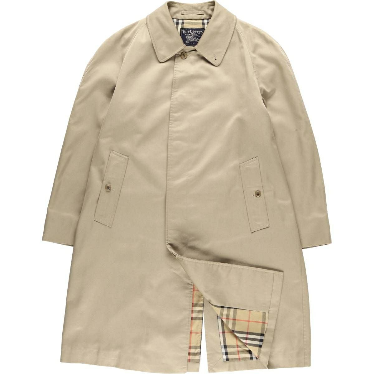 古着 70～80年代 バーバリー Burberrys トレンチコート 英国製 メンズL