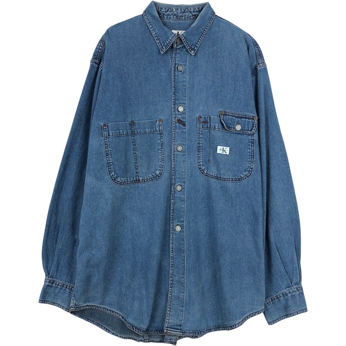 古着 90年代 カルバンクライン Calvin klein JEANS 半袖 ロゴTシャツ