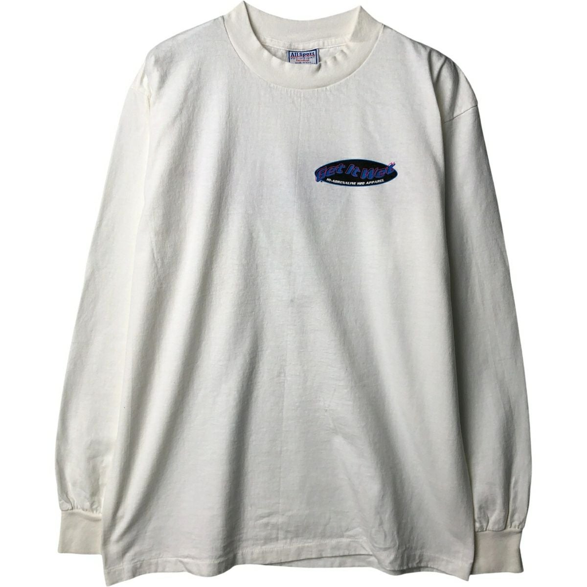 古着 All Sport PROWEIGHT ロングTシャツ ロンT USA製 メンズL相当