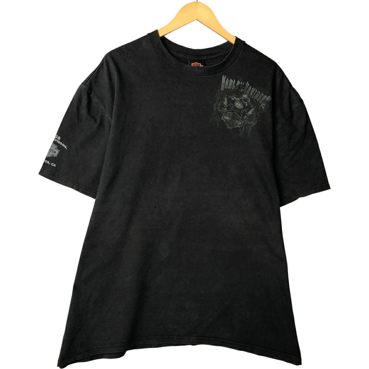 古着 ハーレーダビッドソン Harley-Davidson ドクロ柄 スカル柄