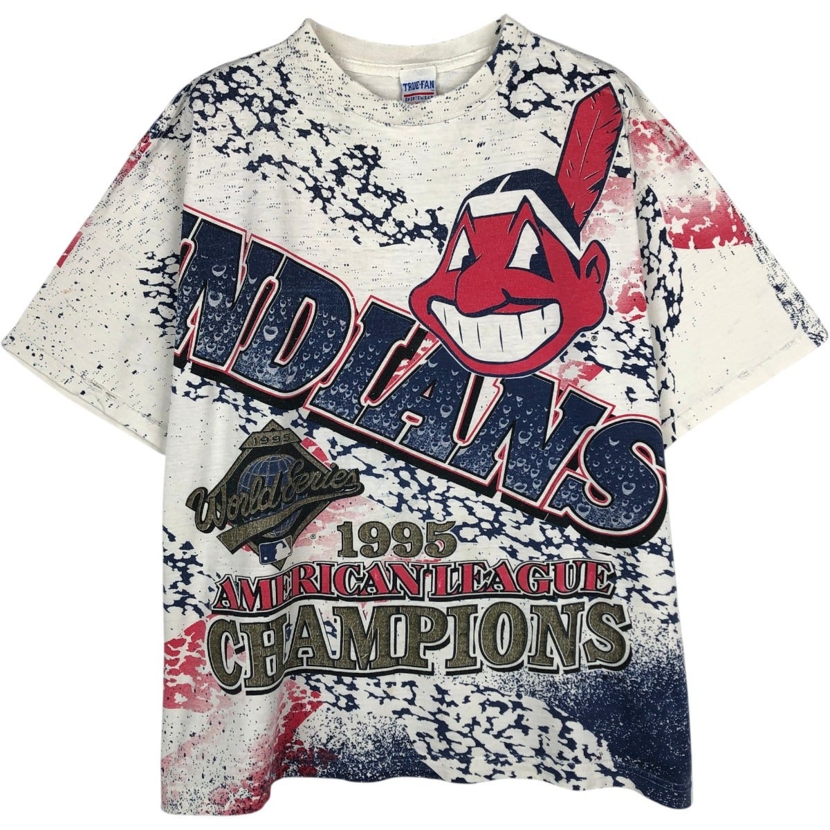 古着 90年代 TRUE-FAN MLB CLEVELAND INDIANS クリーブランド