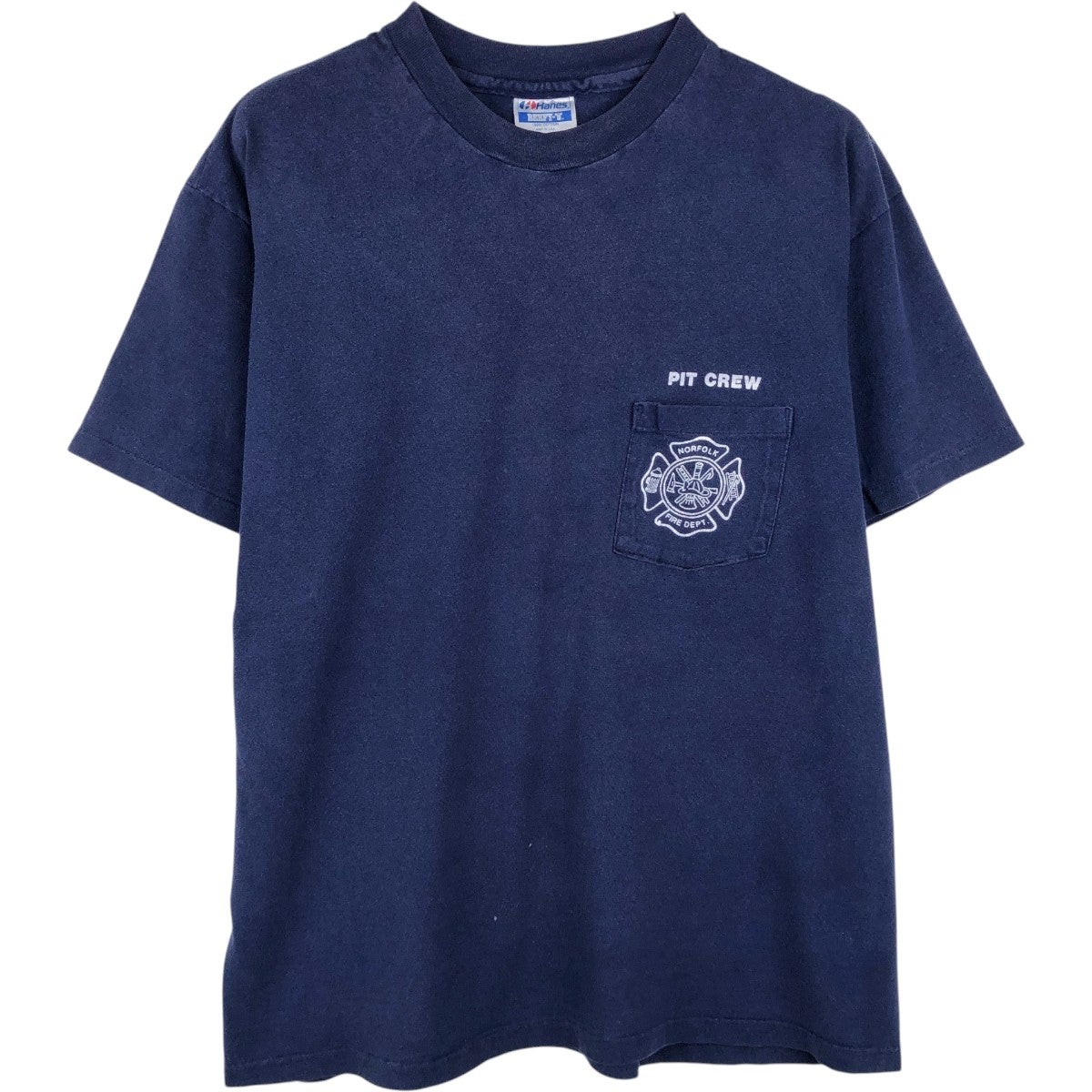 古着 80年代 ヘインズ Hanes BEEFY-T 青タグ プリントTシャツ USA製