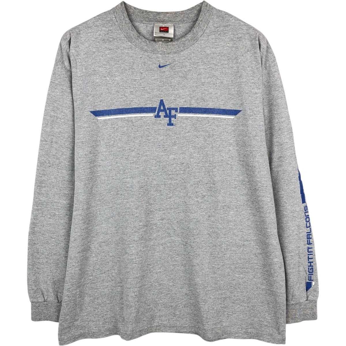 古着 ～00年代 ナイキ NIKE TEAM カレッジ ロングTシャツ ロンT メンズ