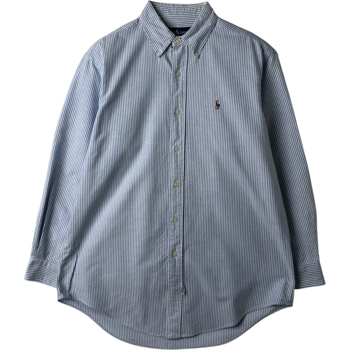 古着 ラルフローレン Ralph Lauren JEROME マルチストライプ 長袖