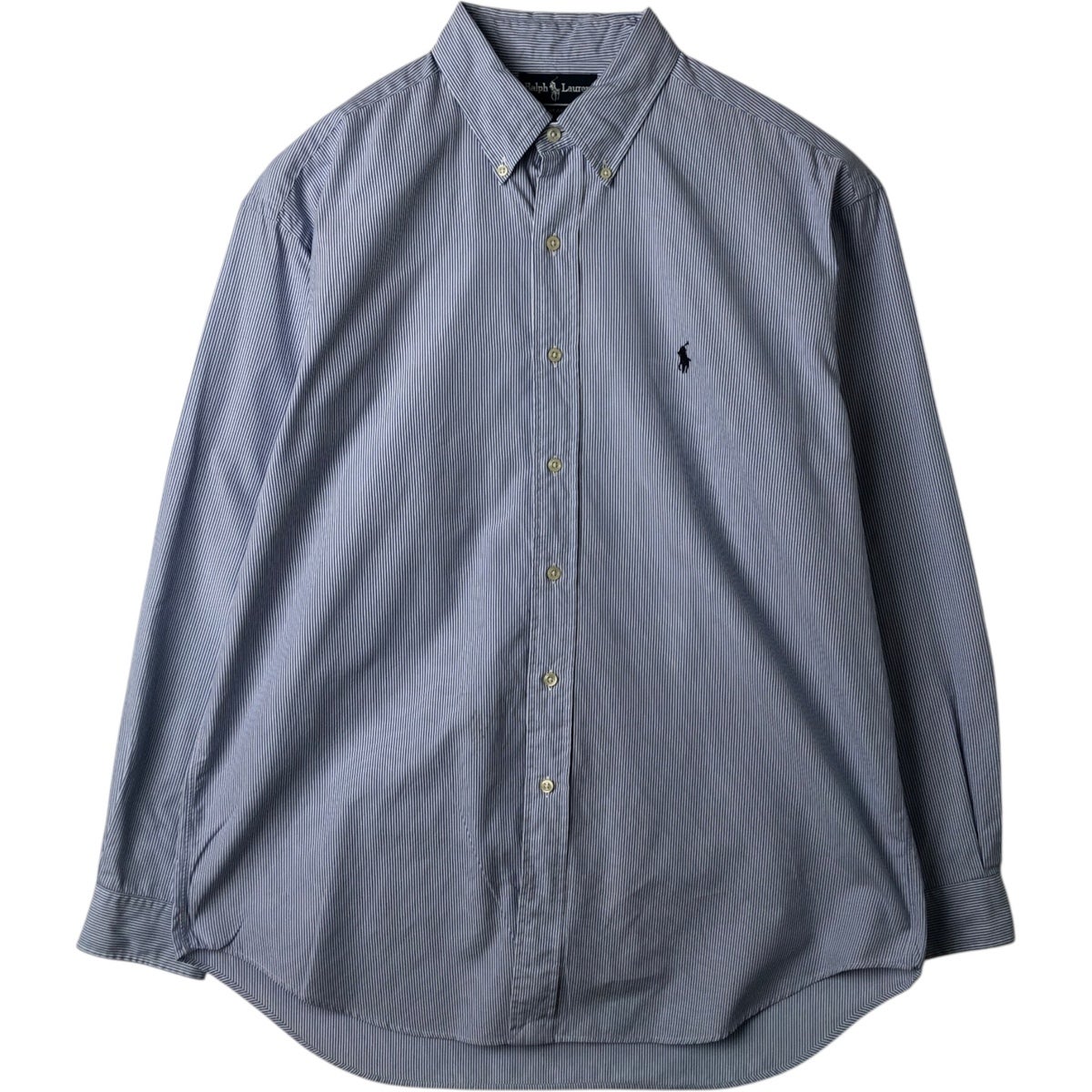 90s Ralph Lauren BLAKE コットンリネン ボタンダウンシャツ 古着 ラルフローレン Ralph Lauren BLAKE チェック柄 長袖 リネン