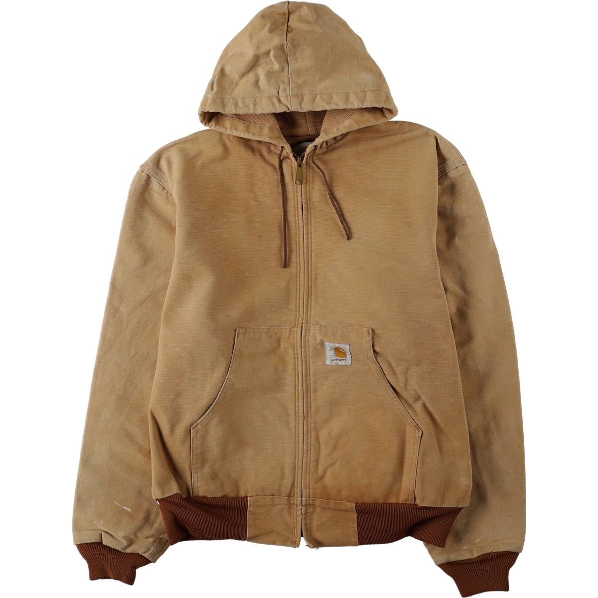 古着 カーハート Carhartt アクティブジャケット ダックフルジップ