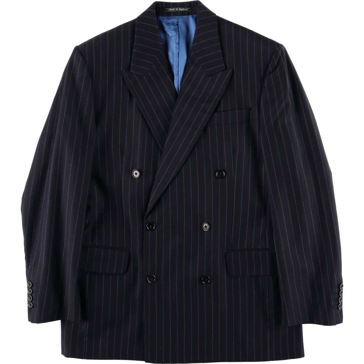 古着 エルメネジルドゼニア Ermenegildo Zegna ストライプ柄 カシミア