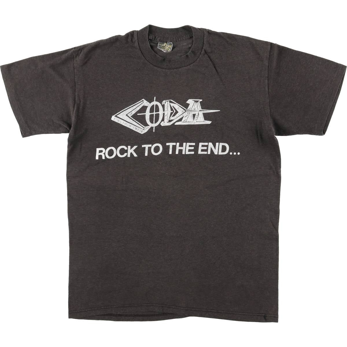 古着 80年代 touch of gold メッセージプリントTシャツ USA製 メンズL