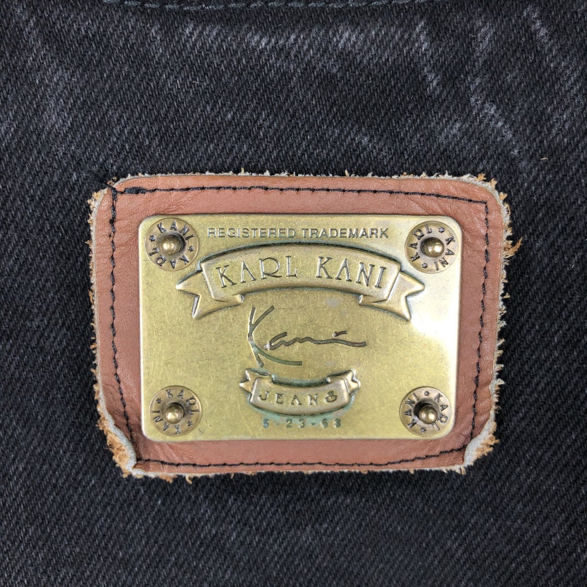 古着 90年代 カールカナイ Karl Kani デニムベスト メンズS相当