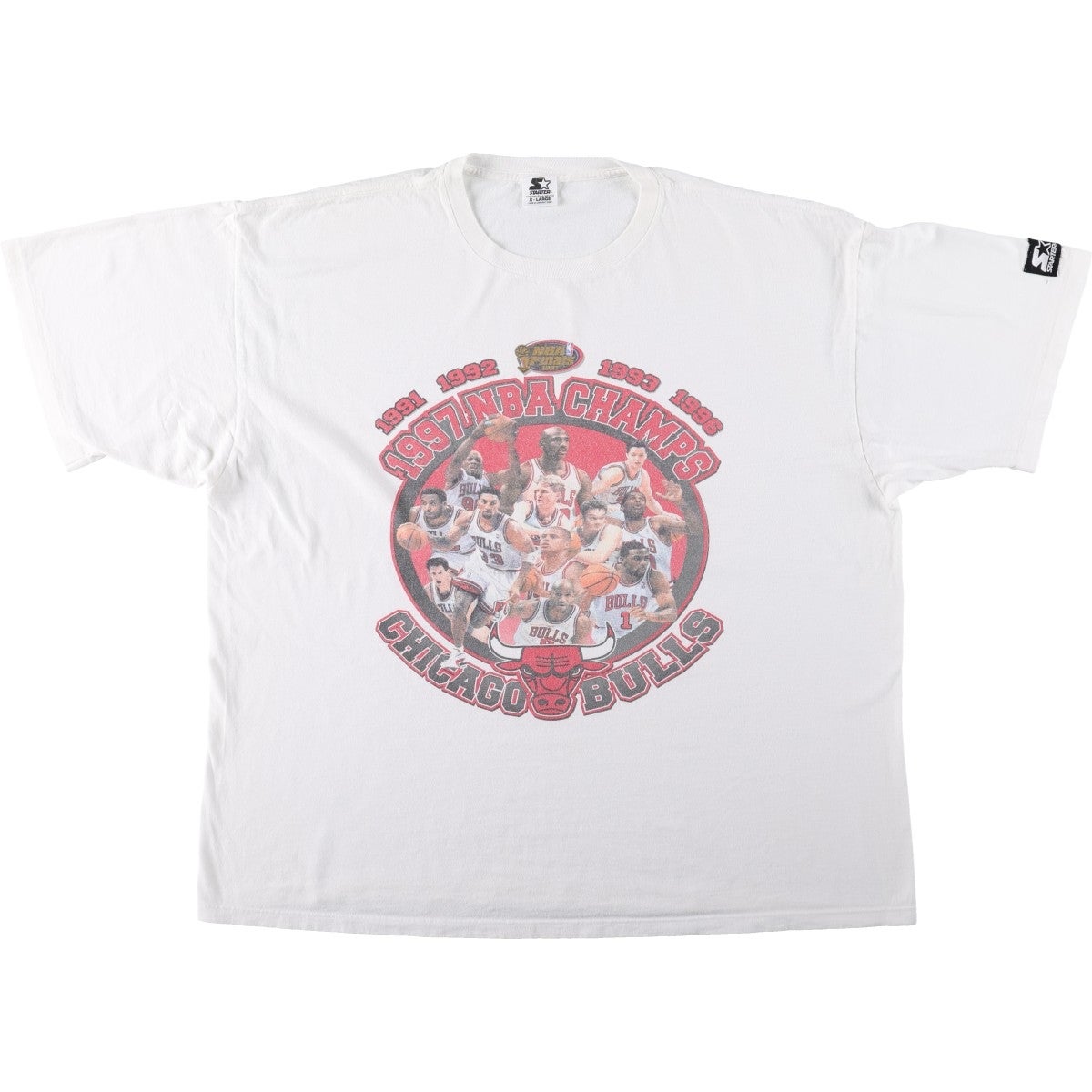 古着 90年代 スターター Starter NBA CHICAGO BULLS シカゴブルズ