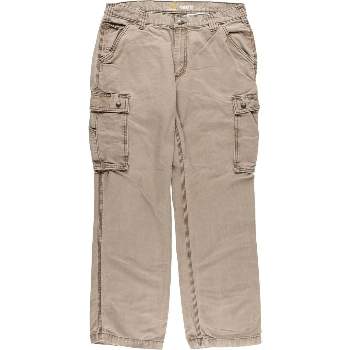 古着 カーハート Carhartt RELAXED FIT ダック カーゴワークパンツ
