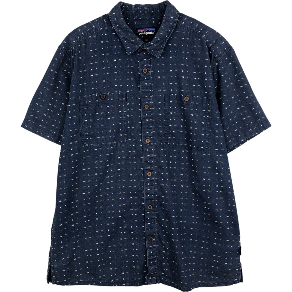 古着 パタゴニア Patagonia バックステップシャツ 53139SP18 総柄 花柄