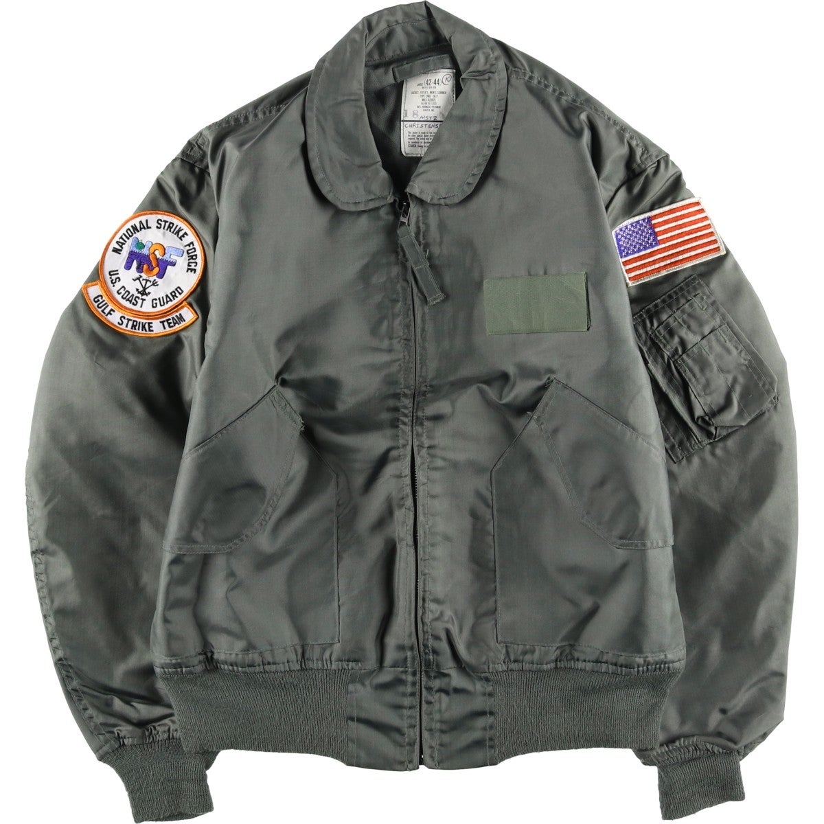 古着 00年代 米軍実品 CWU-45/P ミリタリー フライトジャケット USA製 メンズL相当/evb034300 古着 00年代 米軍実品 CWU-45/P ミリタリー フライトジャケット USA製