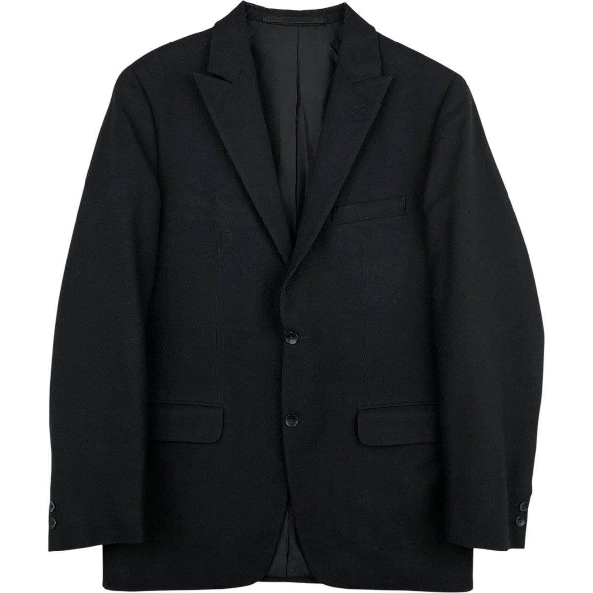 ジョルジオアルマーニ テーラードジャケット 50 L相当 濃灰 バージンウール 古着 ジョルジオアルマーニ Giorgio Armani テーラードジャケット
