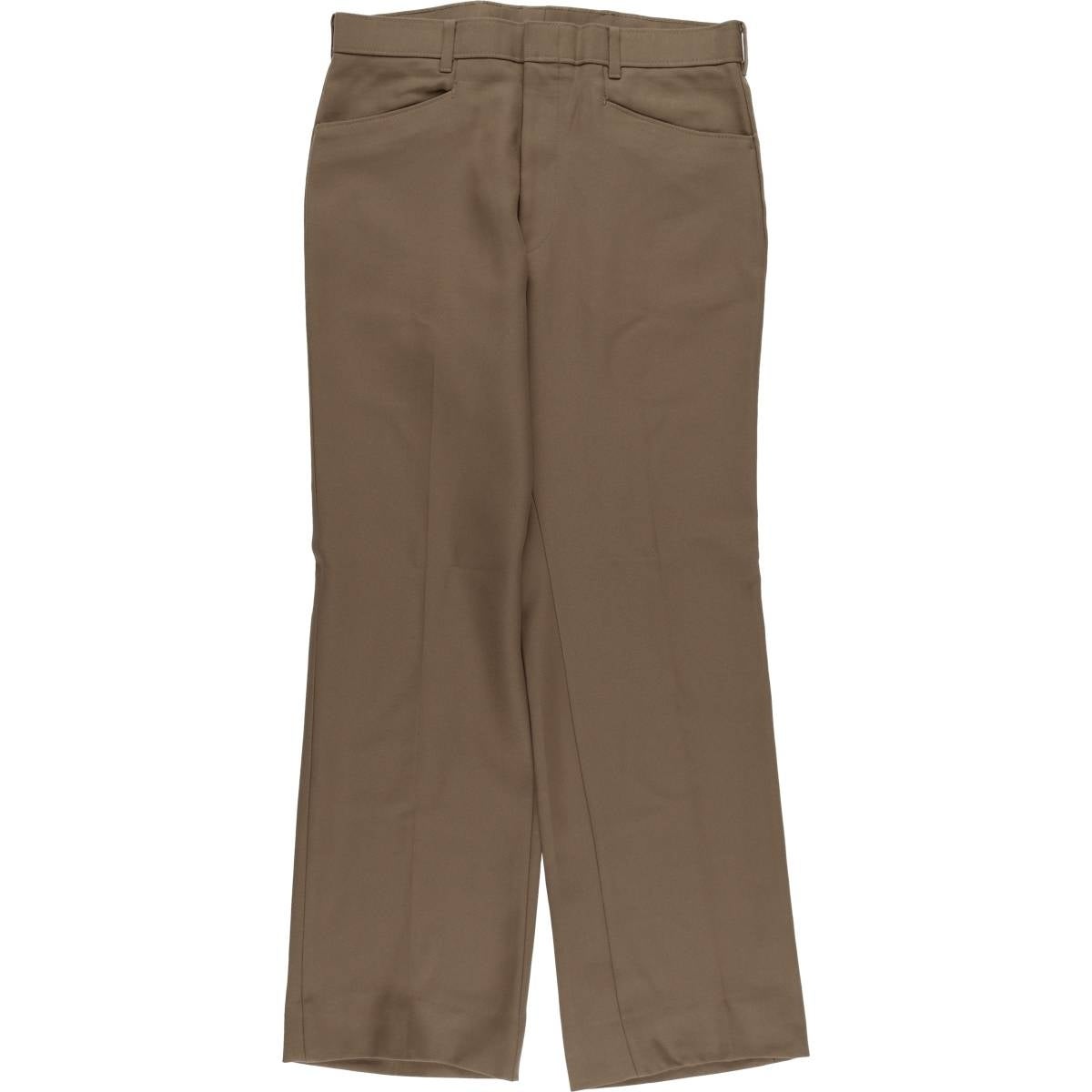リーバイス アクションスラックス W38相当 ブラウン セミフレア ヴィンテージ 古着 80年代 リーバイス Levis ACTION SLACKS スラックスパンツ メンズ