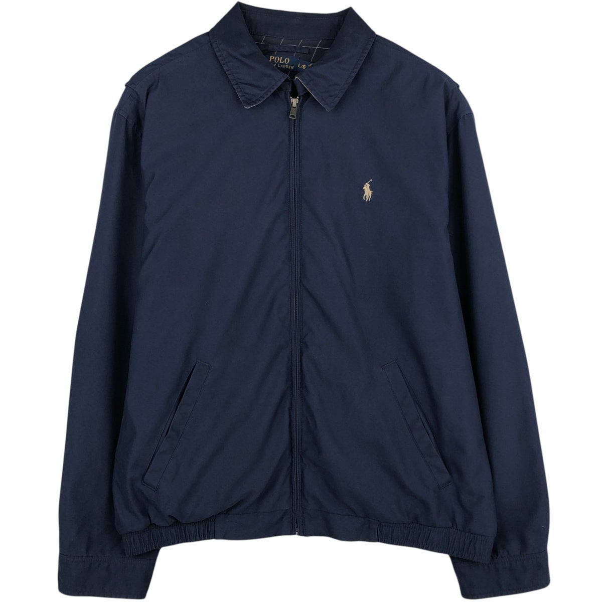 Polo Ralph Lauren ネイビー ハリントンジャケット M 古着 ラルフローレン Ralph Lauren POLO RALPH LAUREN ハリントン