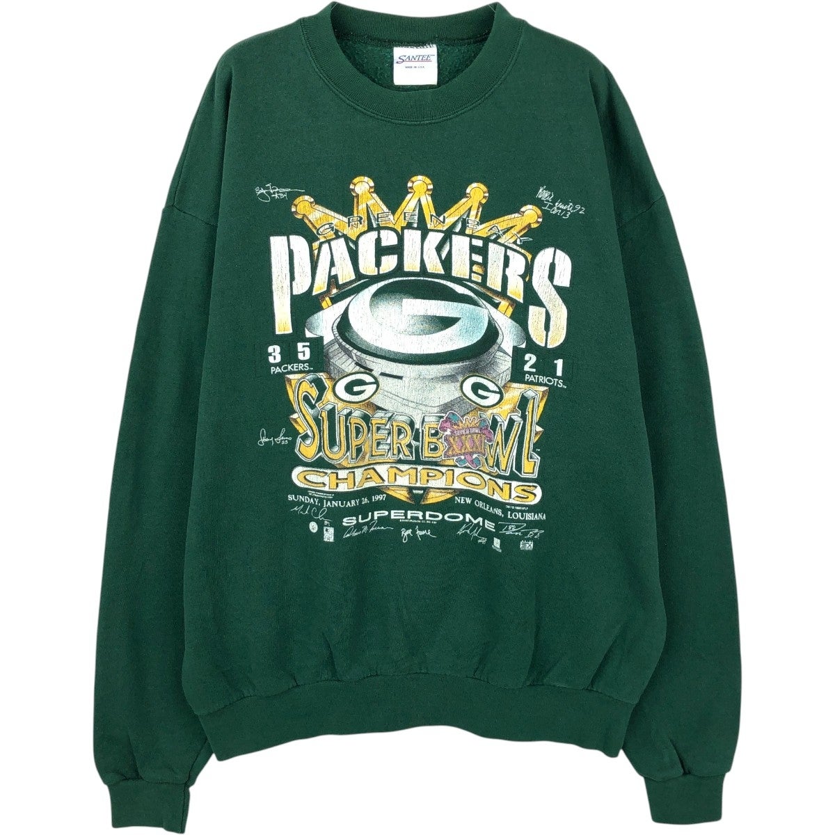 古着 90年代 NFL GREEN BAY PACKERS グリーンベイパッカーズ ナイロン