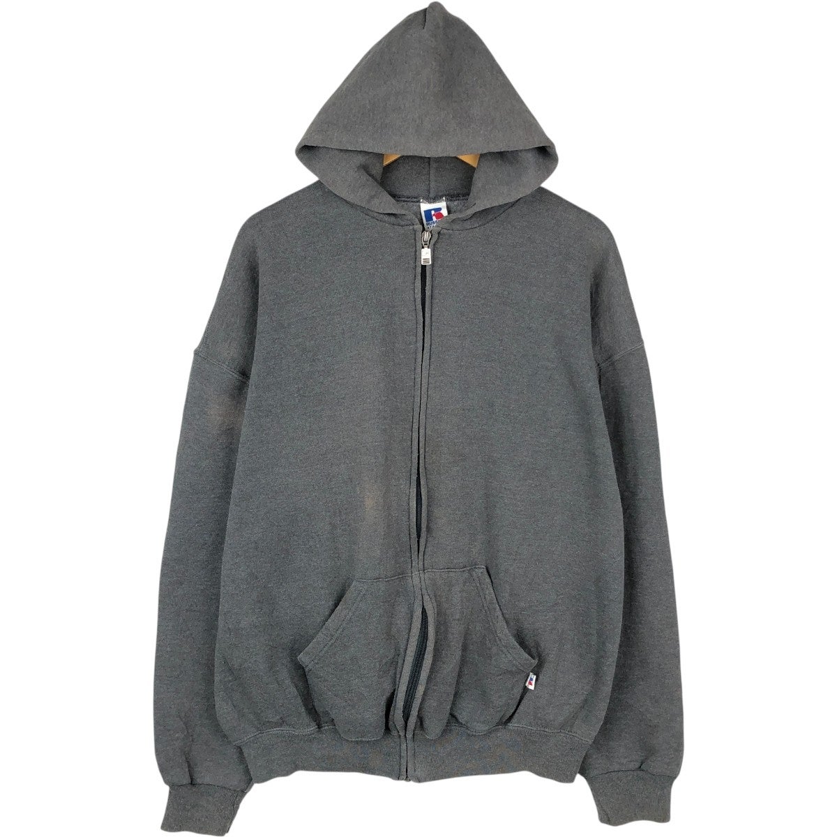 古着 90年代 ラッセル Russell ATHLETIC スウェットフルジップパーカー