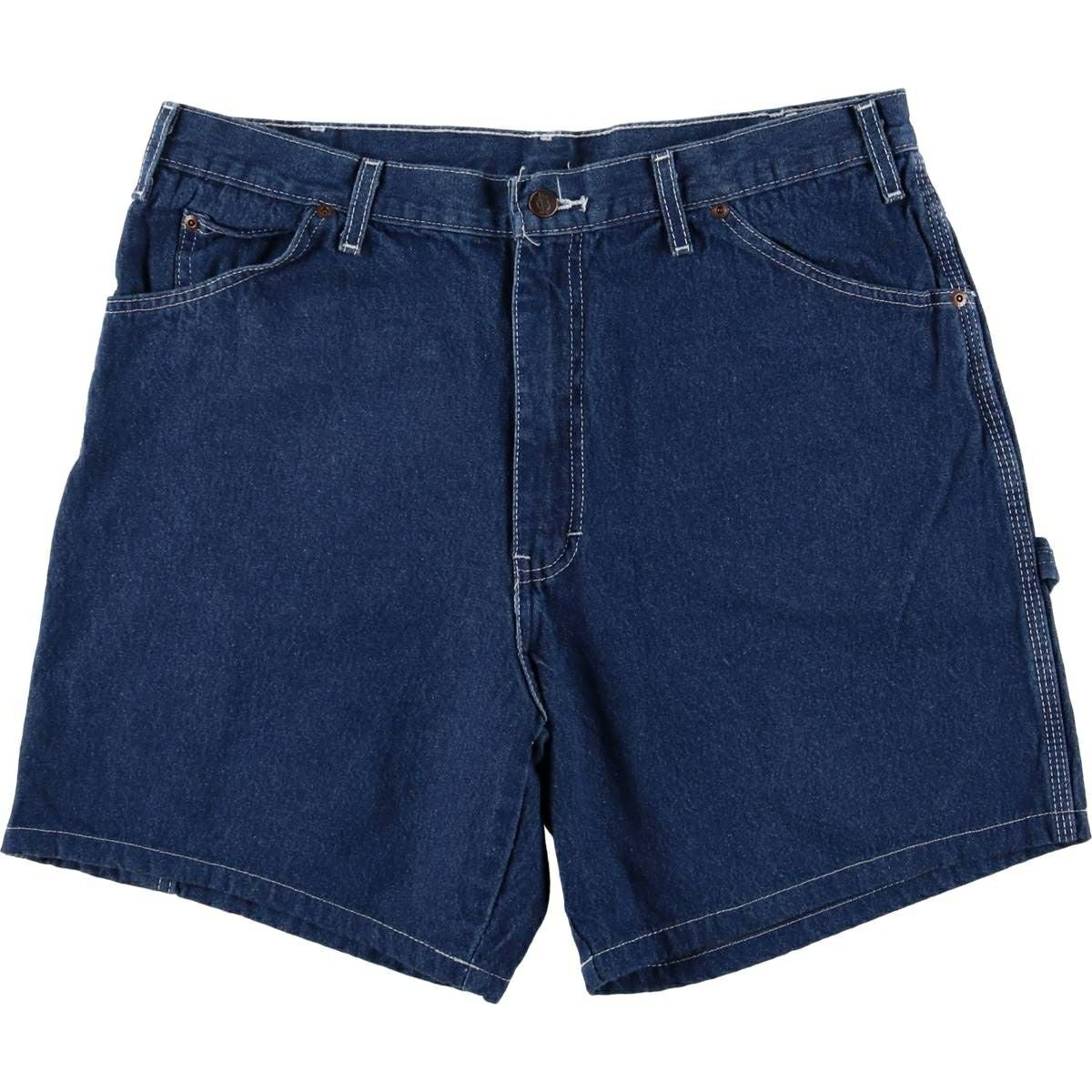 古着 ディッキーズ Dickies ブラックデニムショーツ ショートパンツ
