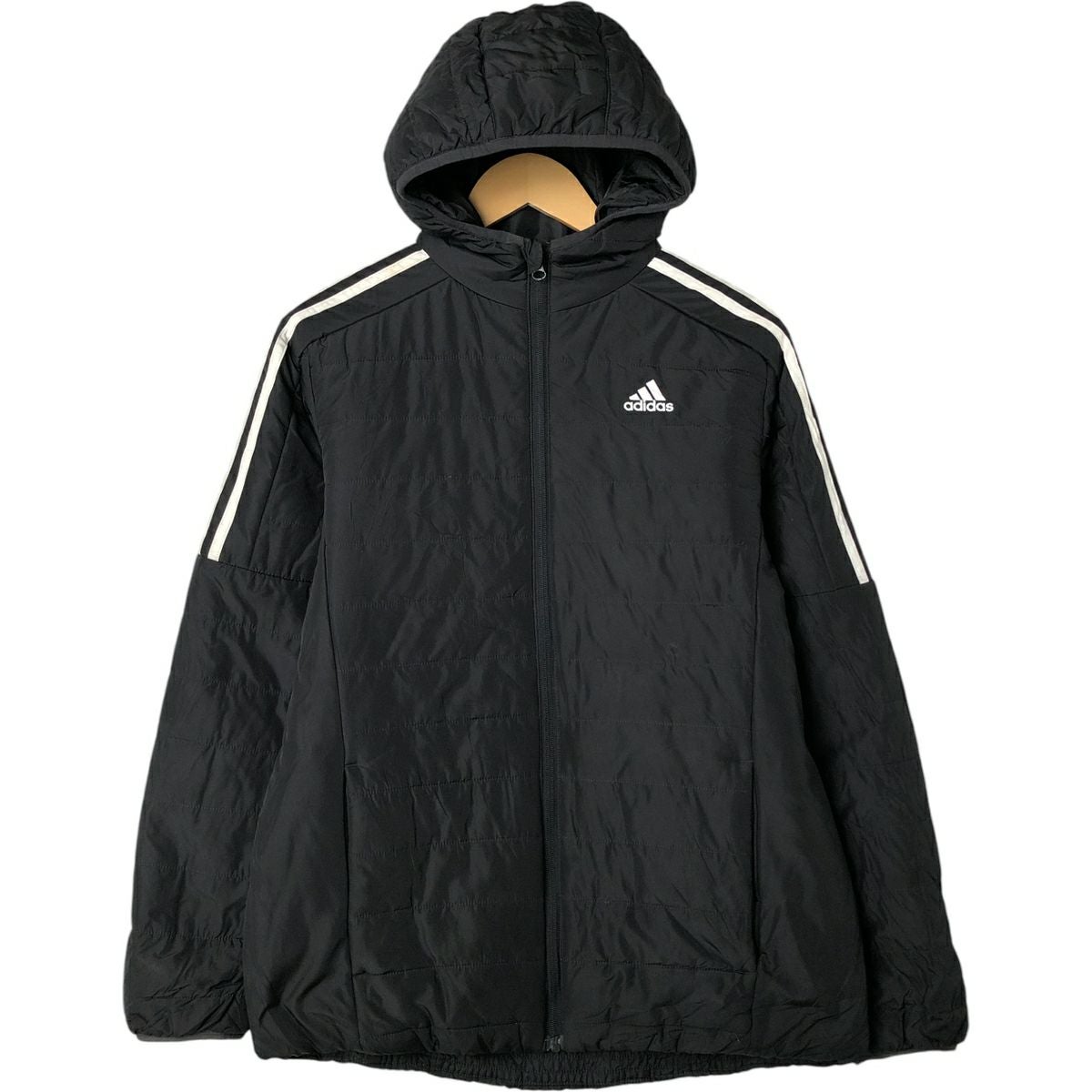古着 アディダス adidas リバーシブル 中綿パーカー パファー