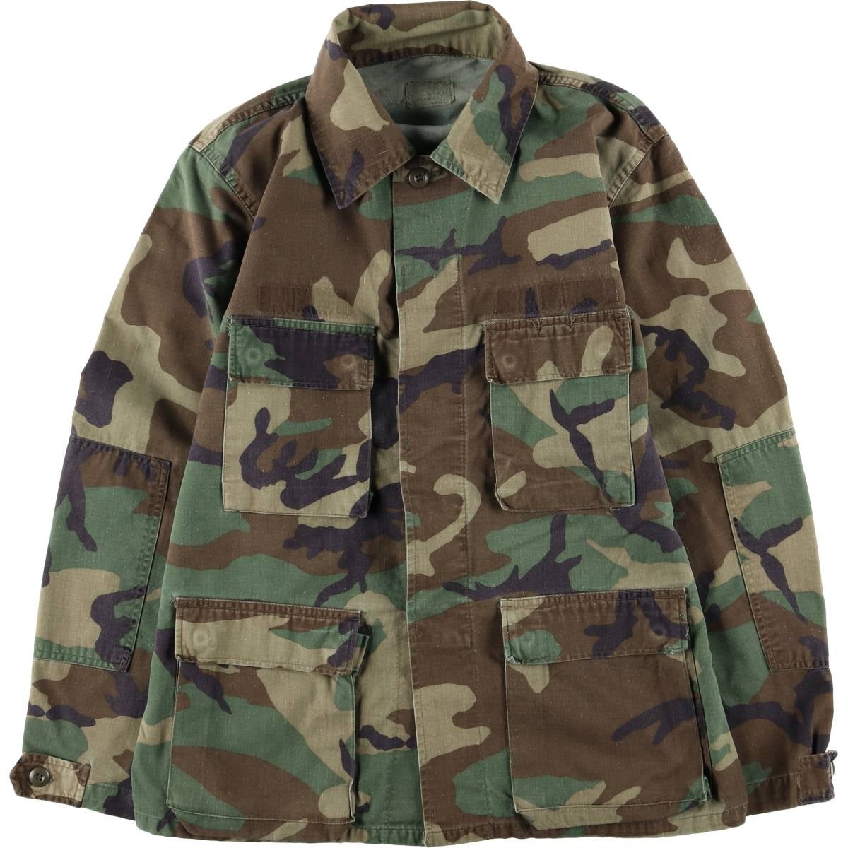 古着 90年代 米軍実品 迷彩柄 ウッドランドカモ ミリタリー BDU