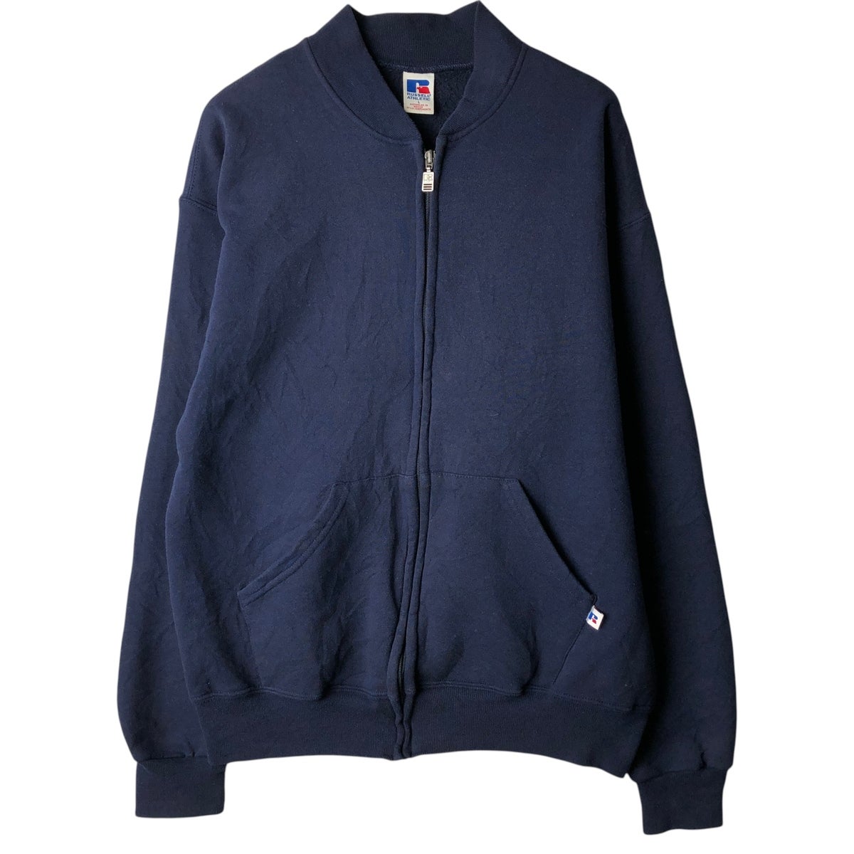 古着 ラッセル Russell ATHLETIC ハーフジップスウェットシャツ