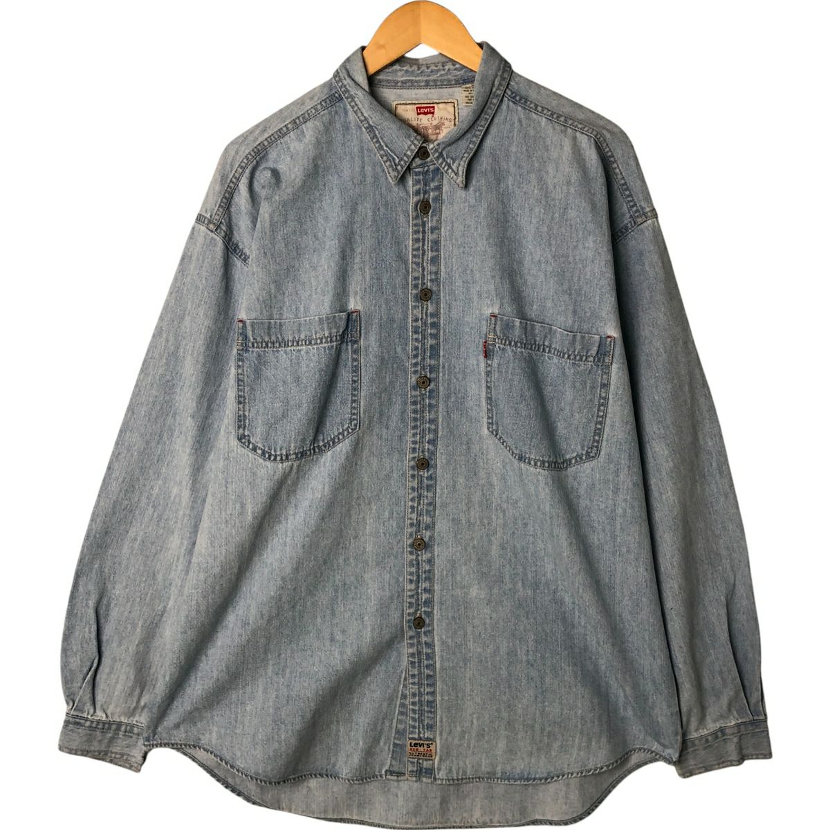 古着 90年代 リーバイス Levi's JEANS FOR WOMEN 長袖 ブラックデニムシャツ レディースS相当 ヴィンテージ /eaa552321 古着 90年代 リーバイス Levis JEANS FOR WOMEN 長袖 ブラックデニム