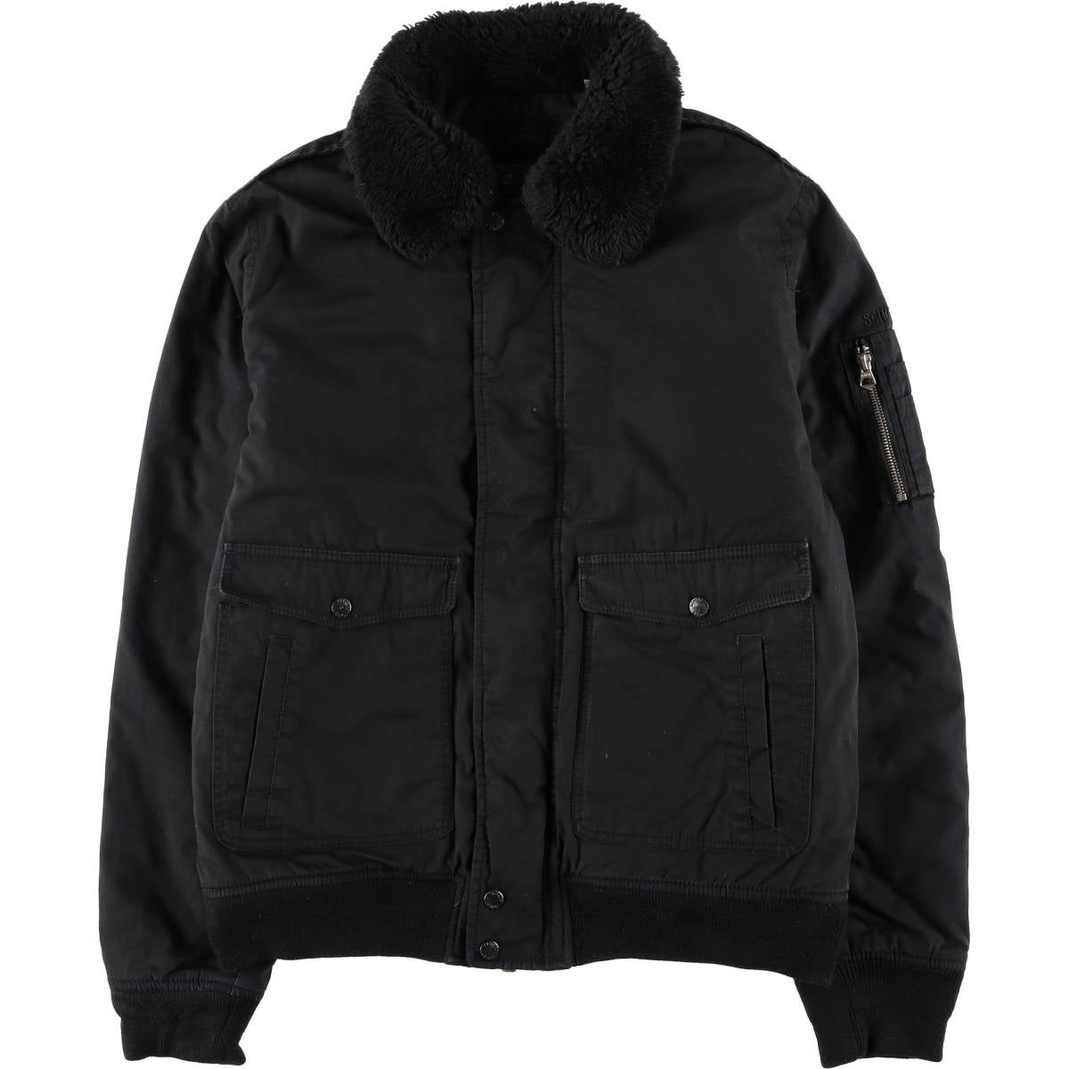 古着 ショット SCHOTT ARMY TYPE-U ミリタリー フライトジャケット メンズXL相当/eaa618282 古着 ショット SCHOTT ARMY TYPE-U ミリタリー フライトジャケット