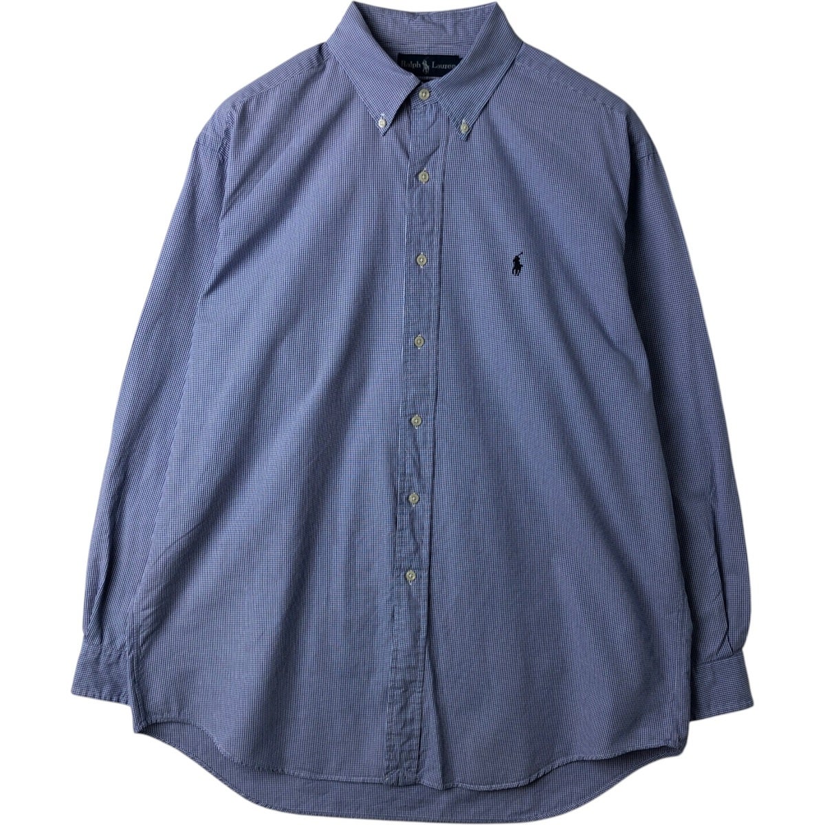 古着 ラルフローレン Ralph Lauren BLAKE 長袖 ボタンダウンチェック
