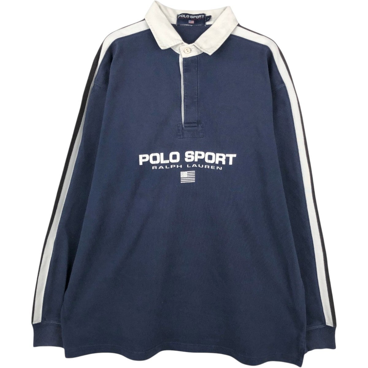 古着 ラルフローレン Ralph Lauren POLO SPORT ポロスポーツ 国旗柄