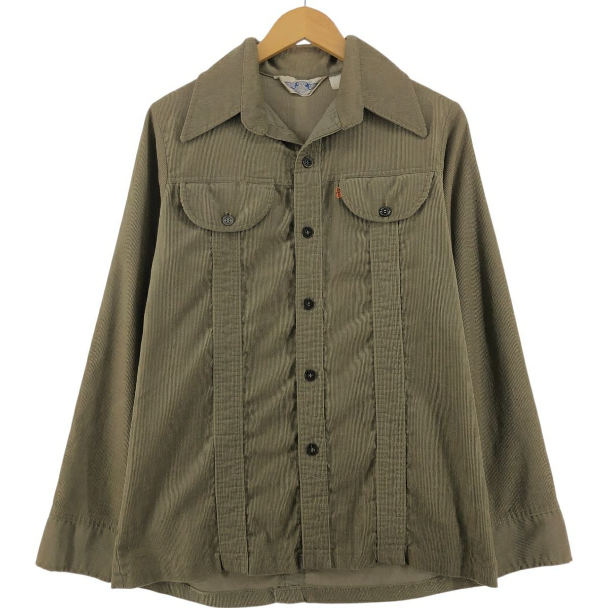 古着 70年代 リーバイス Levis PANATELA パナテラ 長袖 コーデュロイ