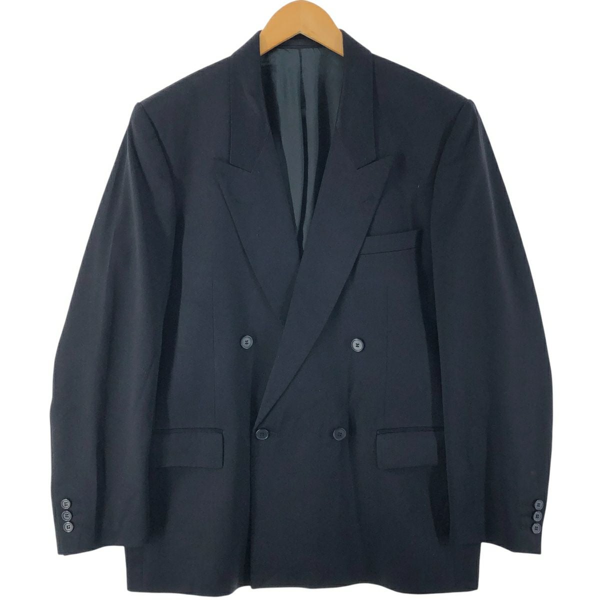 古着 ピエールカルダン Pierre Cardin ダブルブレスト ピークドラペル