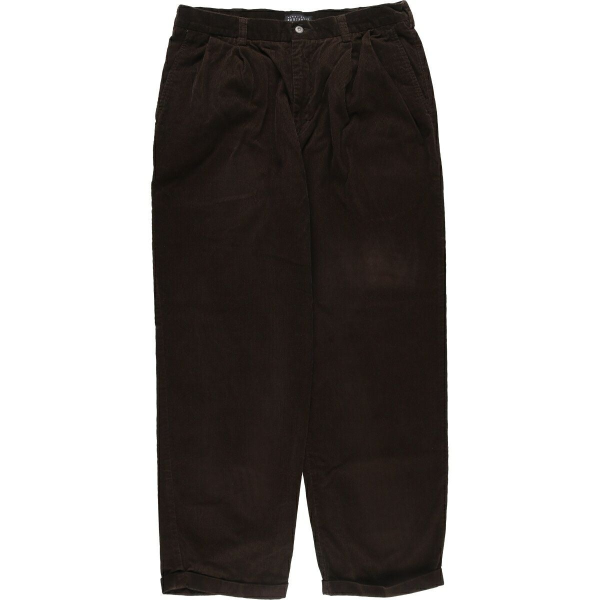 古着 ペリーエリス PERRY ELLIS ツータック スラックスパンツ メンズ