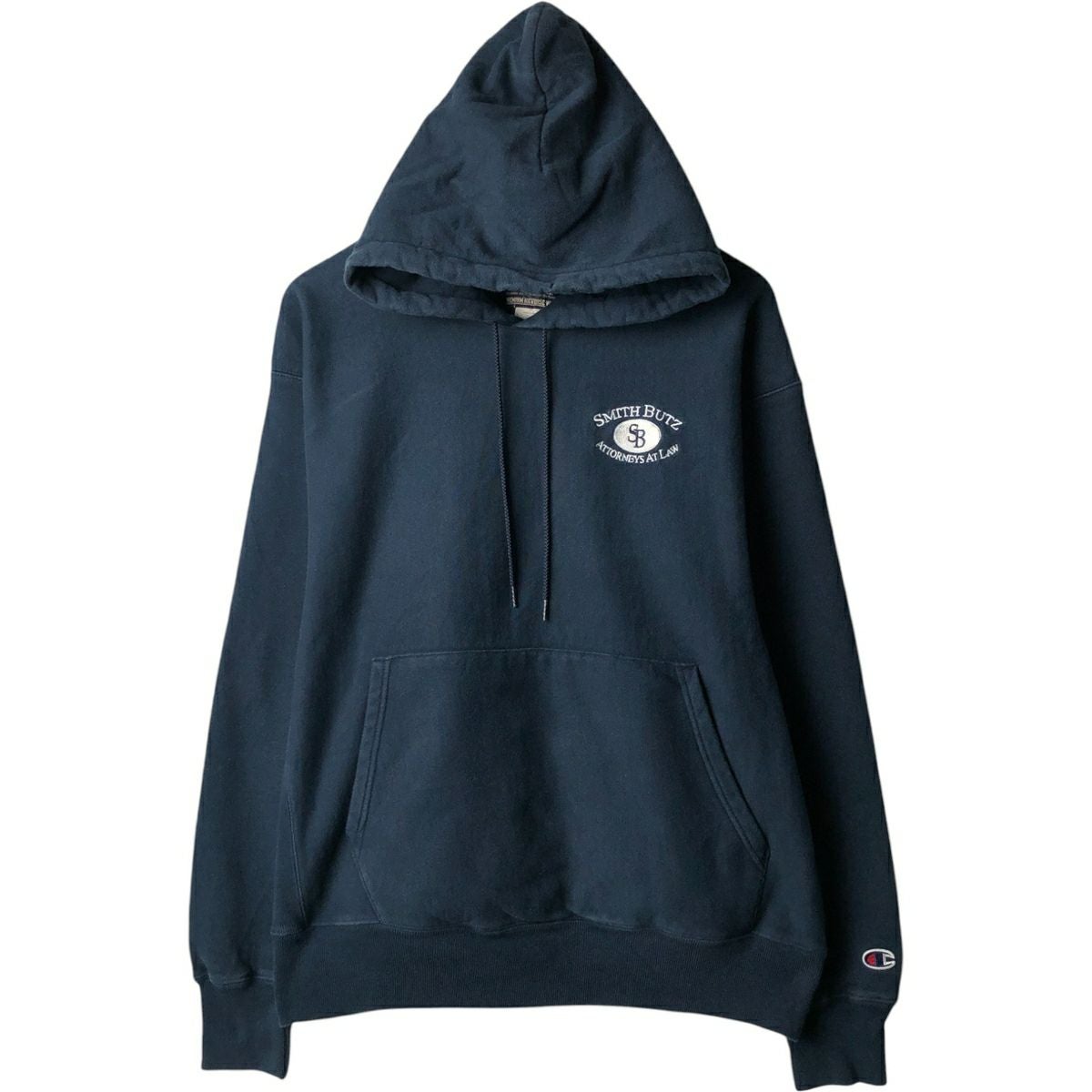 00s チャンピオン リバースウィーブパーカー M 紺 アイオワカプセル8046 中古・古着通販】Champion REVERSE WEAVE (チャンピオン リバース