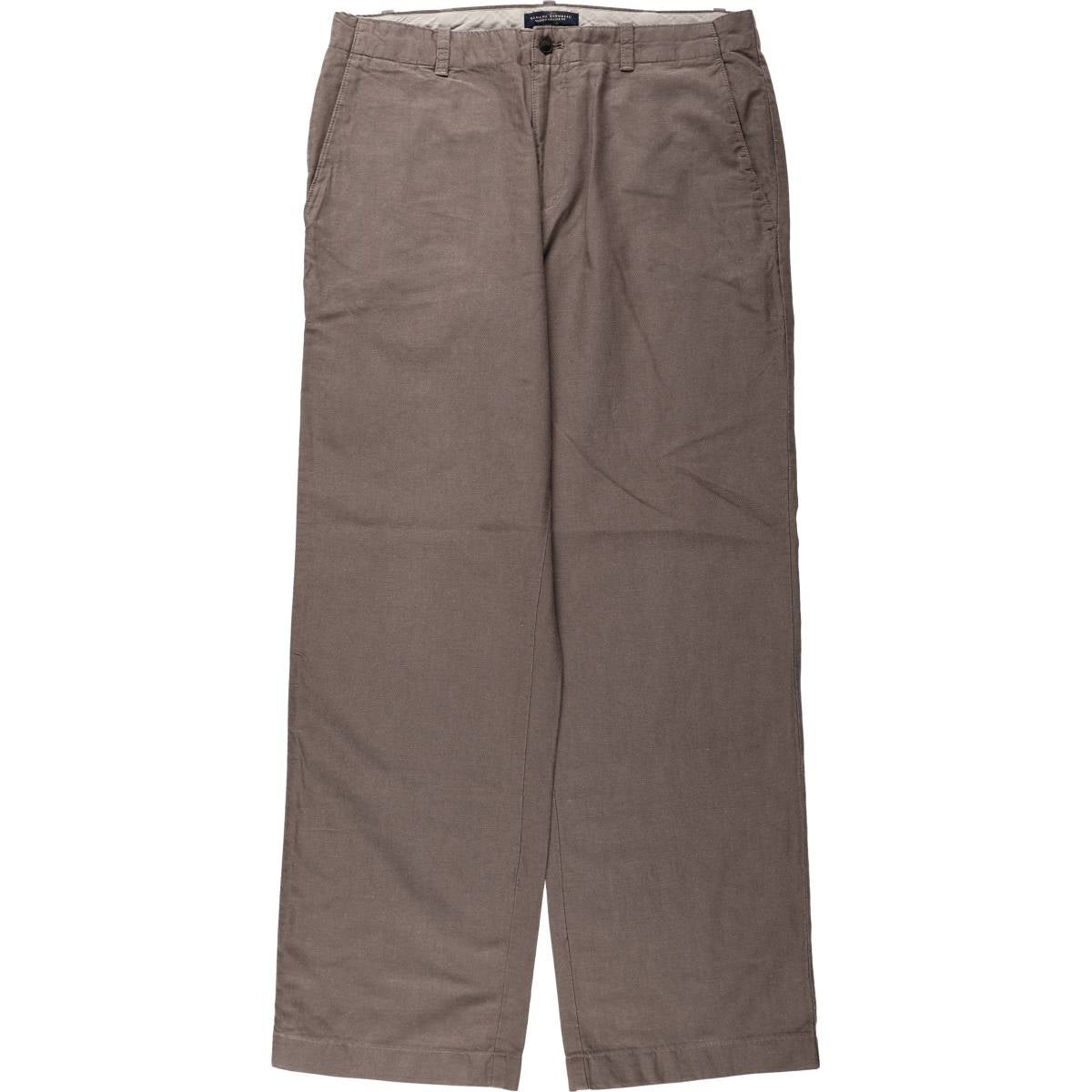 古着 00年代 バナナリパブリック BANANA REPUBLIC ツータック リネン