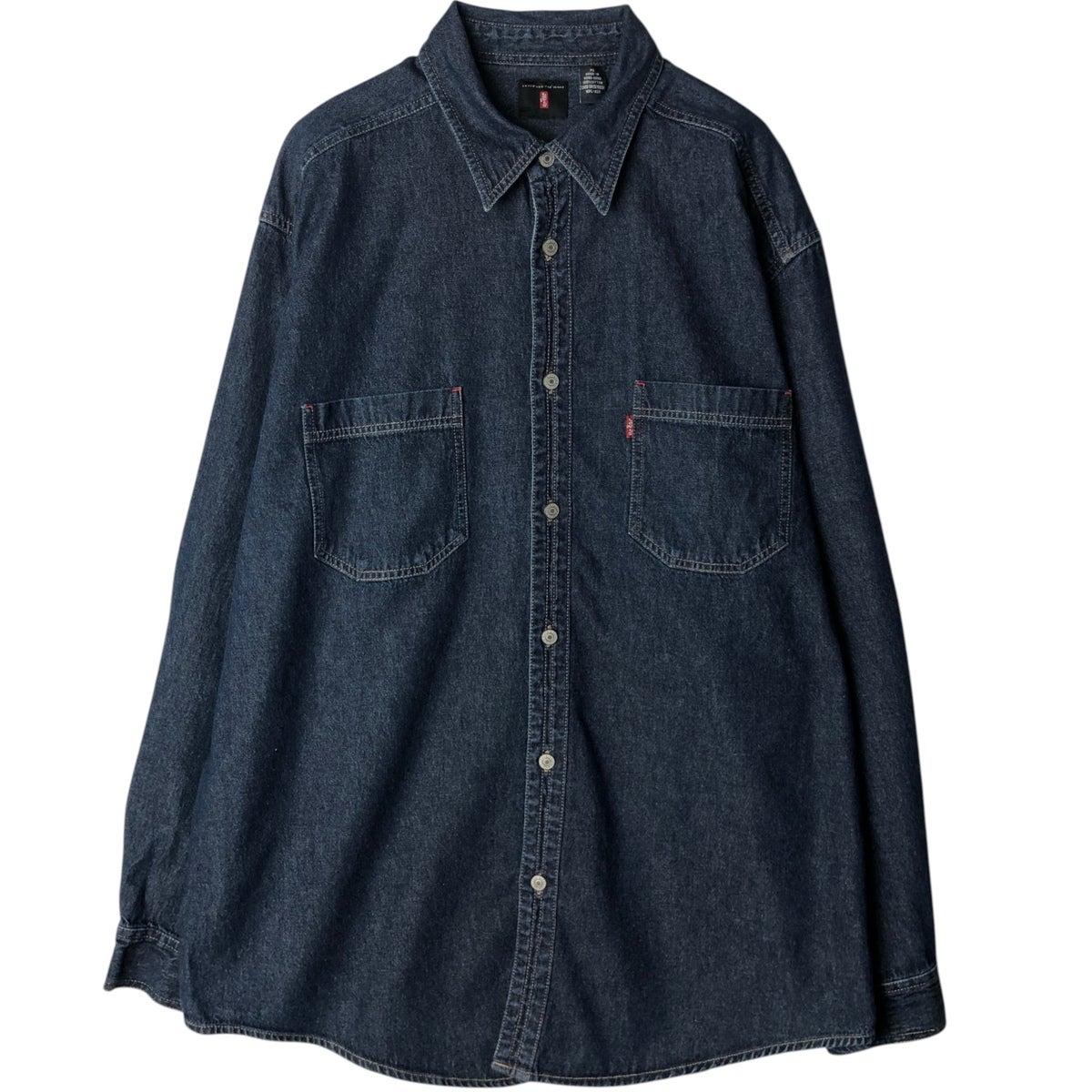 古着 リーバイス Levis RED TAB 長袖 デニムシャツ メンズXL相当