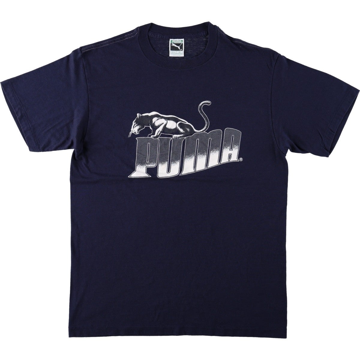 古着 80～90年代 プーマ PUMA 総柄 サッカーユニフォーム ゲームシャツ