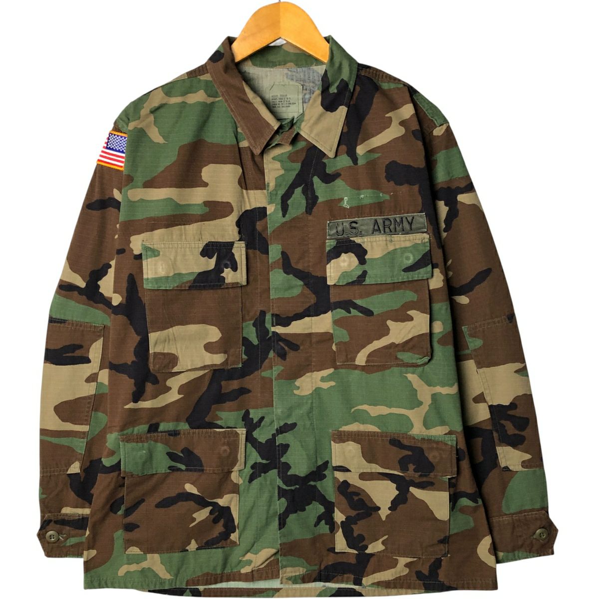 古着 00年代 米軍実品 迷彩柄 ウッドランドカモ ミリタリー ゴアテック