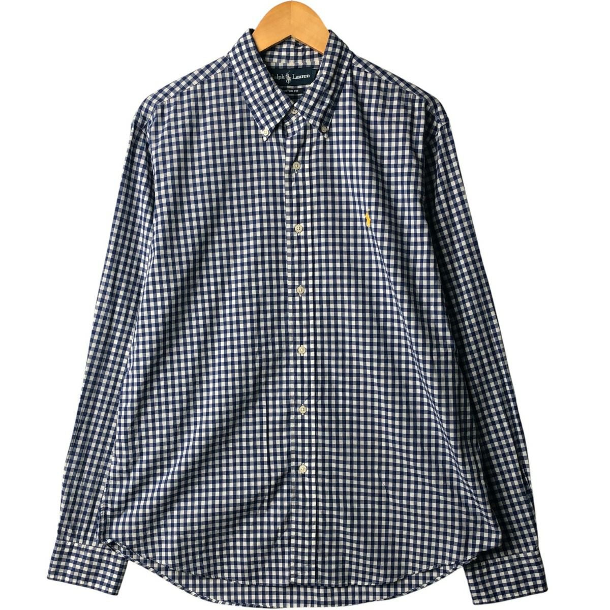 古着 ラルフローレン Ralph Lauren CLASSIC FIT ギンガムチェック 長袖