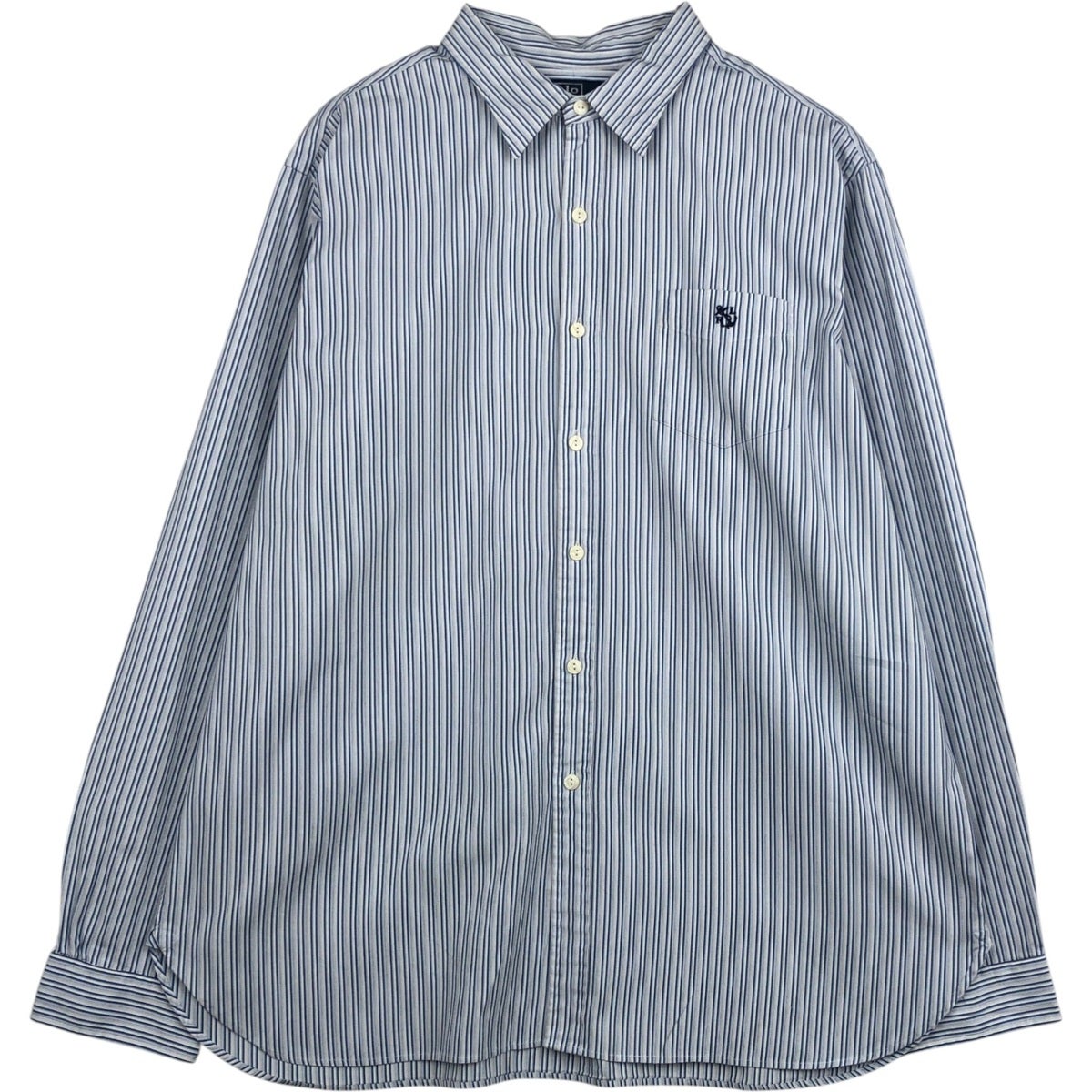 ラルフローレン ウエスタンシャツ ストライプ L 古着 ラルフローレン Ralph Lauren POLO by Ralph Lauren ストライプ柄
