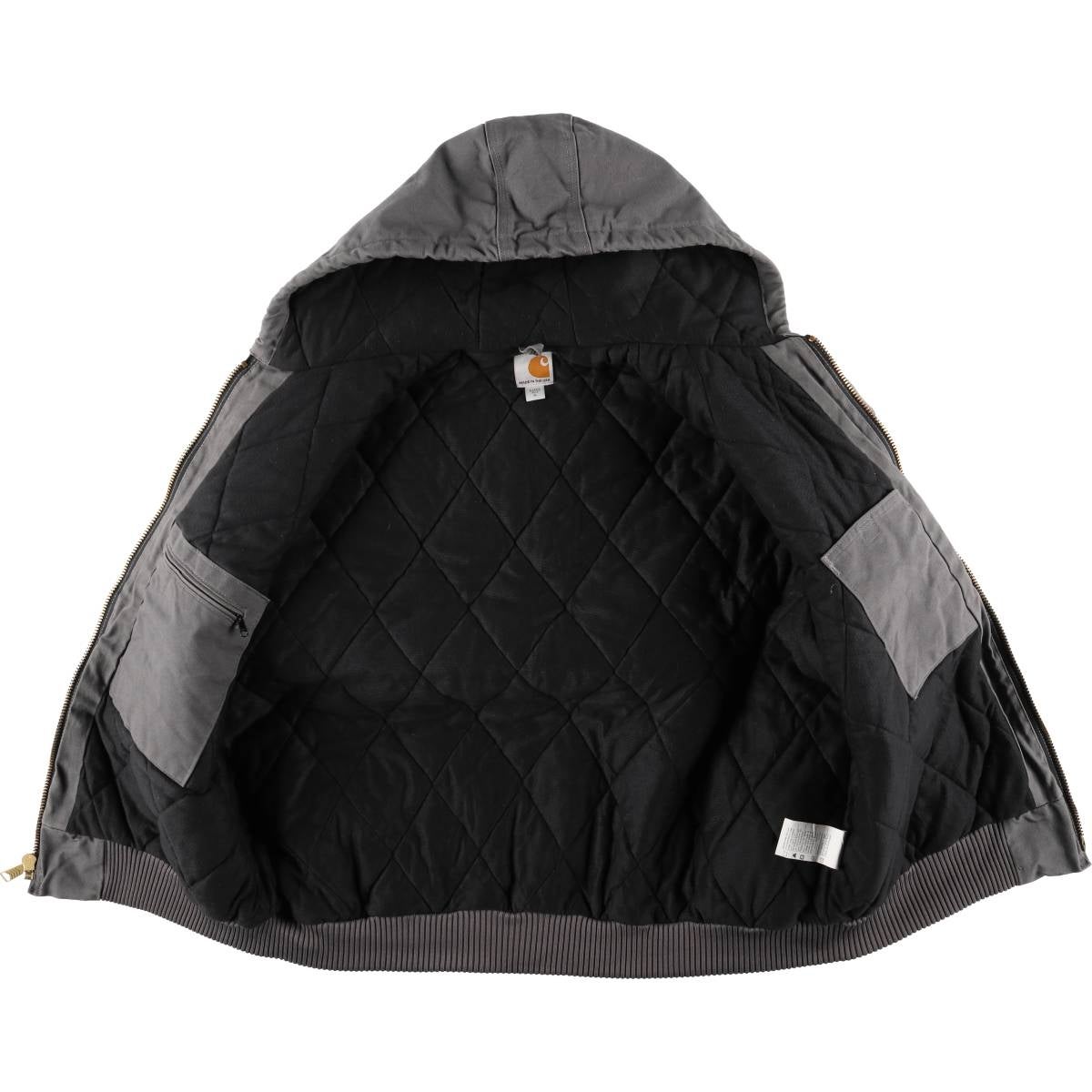 古着 カーハート Carhartt アクティブジャケット 中綿入り ダック
